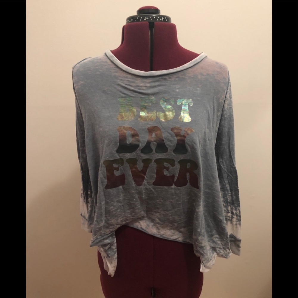 ANGEL XO oil slick girls shirt